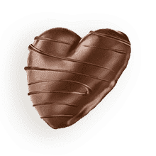 Cœur de pain d’épices au chocolat