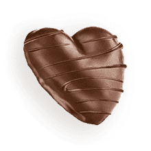Cœur de pain d’épices au chocolat